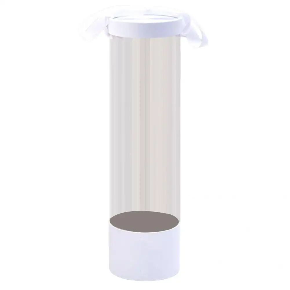 Pvc Decorative Flower Storage Box Portable Cylinder Flower Gift Box For Present
