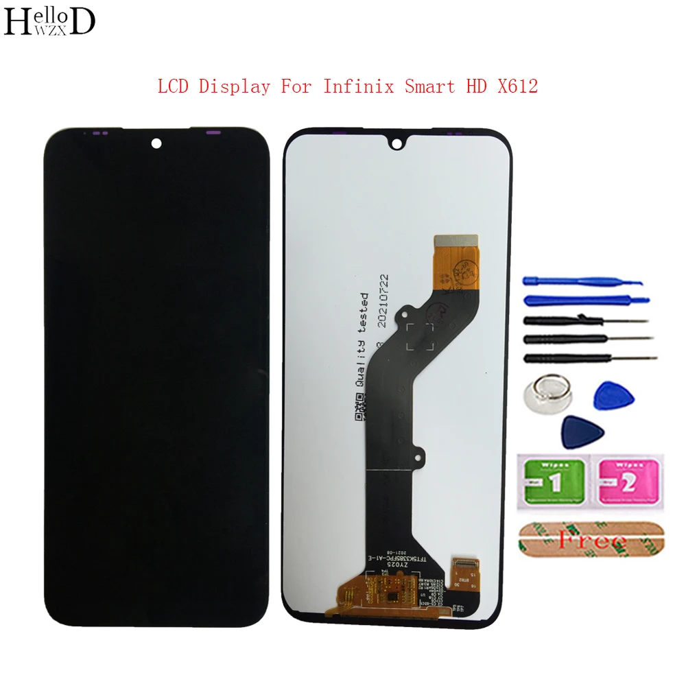 

ЖК-дисплей 6,1 дюйма для Infinix Smart HD (2021) X612 X612B, ЖК-дисплей, деталь для замены
