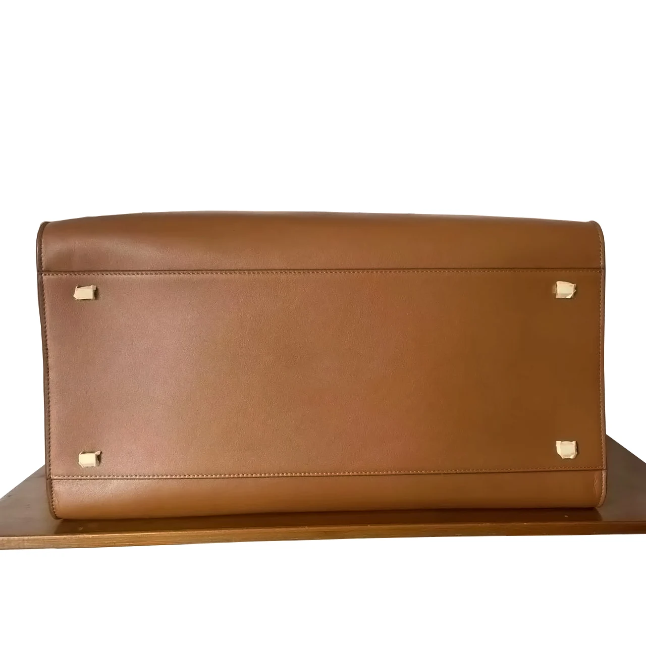 Женская коричневая сумка из натуральной кожи с ручкой