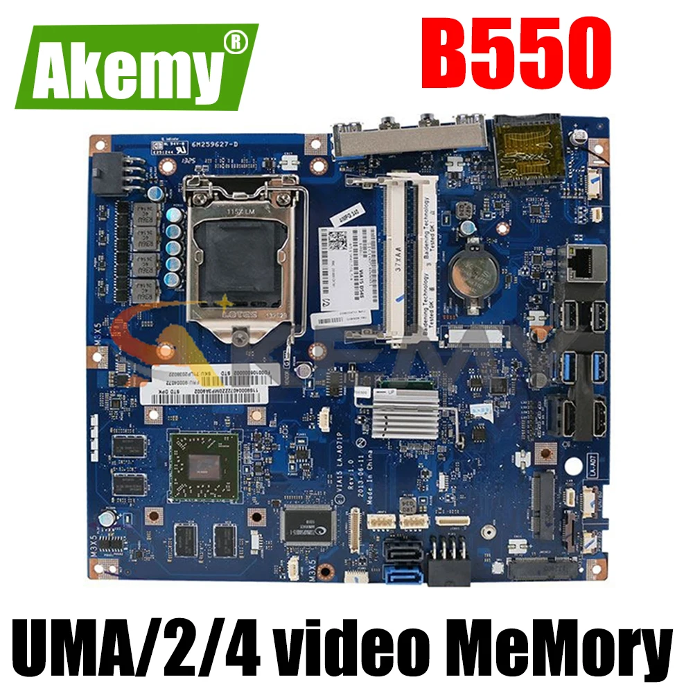 

LA-A071P motherboard For Lenovo B550 AIO discrete graphics Motherboard motherboard GPU DDR3 tested good free shipping