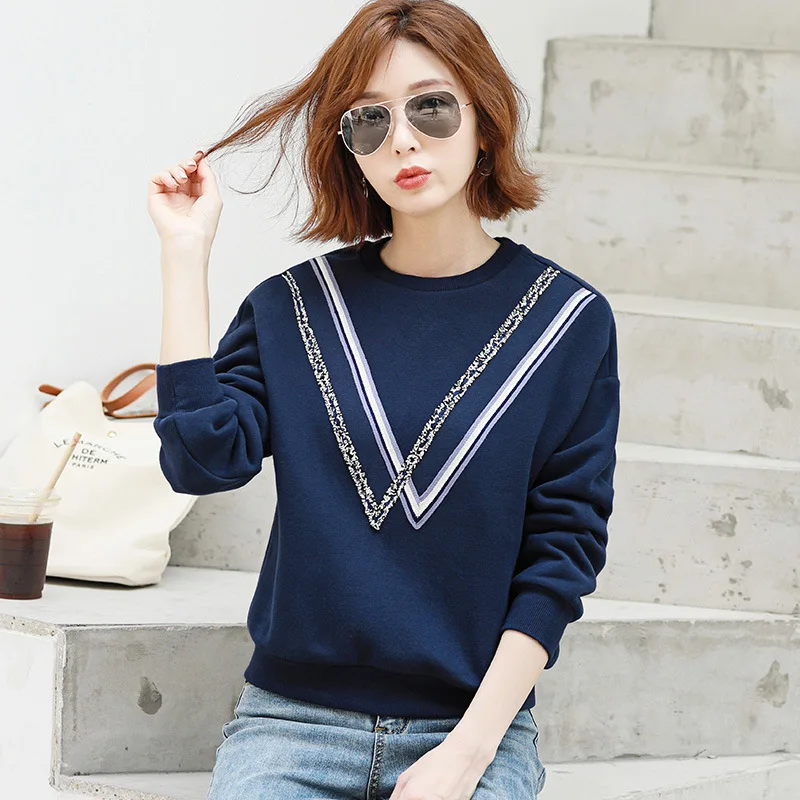 

Hoodie Top Ladies Sweatshirt Winter Ladies Hoodie Black
