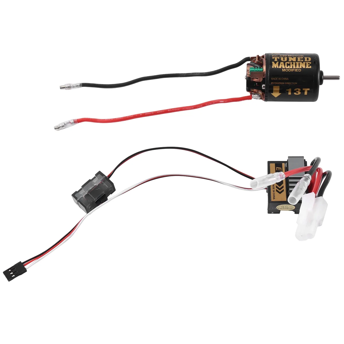 

320A ESC + 540 щеточный двигатель 13T для радиоуправляемого автомобиля Axial SCX10 Traxxas TRX4 D90 HSP Tamiya Redcat,1