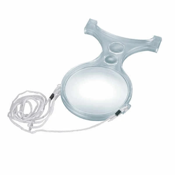 Лупа нагрудная для рукоделия и чтения D11см (на шнурке) | Flip Chart