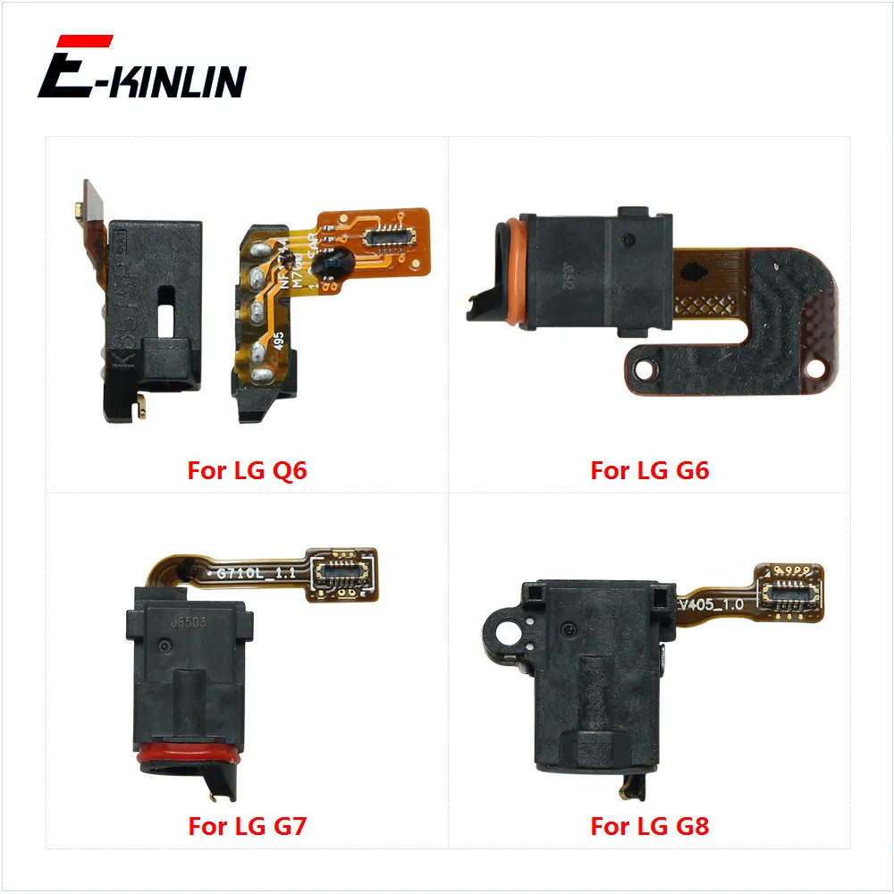 

Earphone Ear Jack Audio Port Headphone Connector Flex Cable Repair Parts For LG Q6 Plus Q6a G6 G7 G8 ThinQ