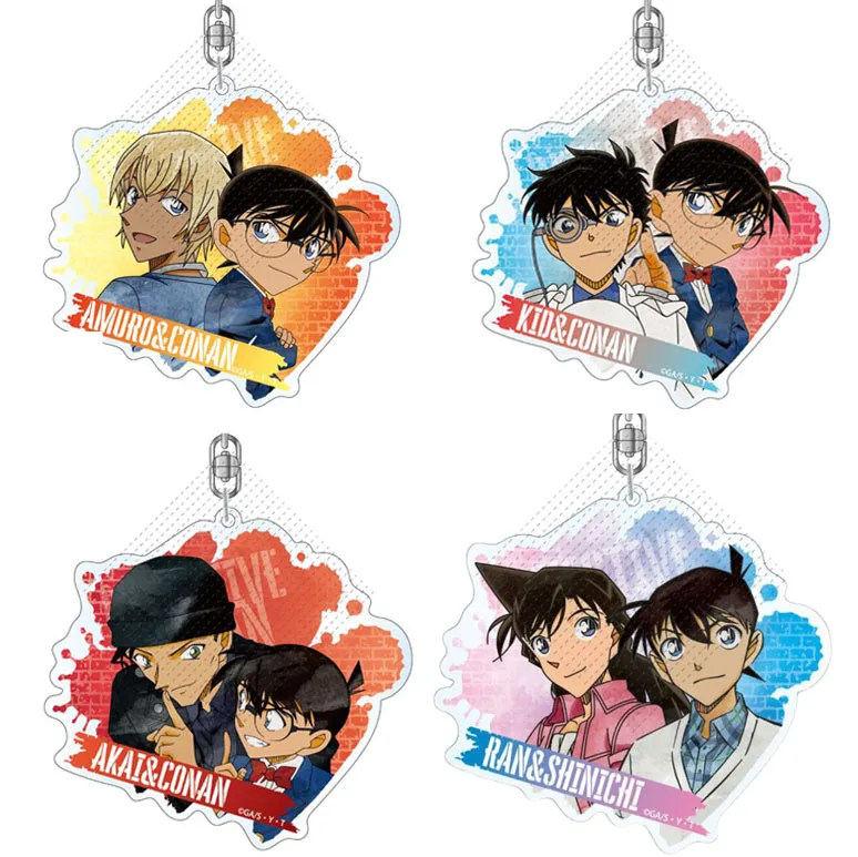

Bourbon Detective Conan Anime Figure Acrylic Models Pendant Conan Edogawa Jimmy Kudo Anime Figure Acrylic Keychain Toy Gift Gift