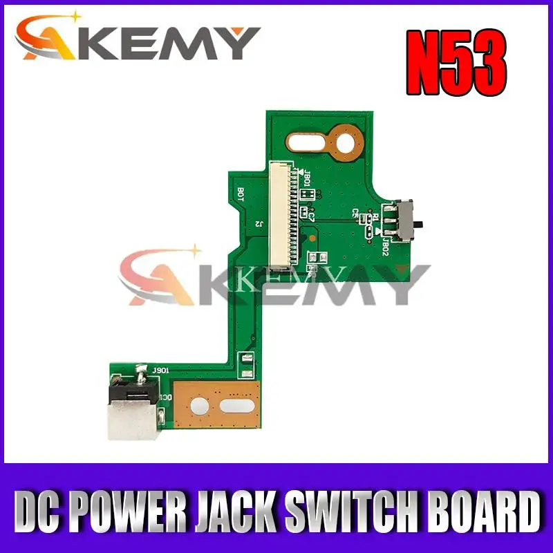 

NEW FOR ASUS N53SV N53 N53S N53J N53TA N53TK N53SM N53DA N53SL N53SN N53JG N53JN N53JF N53JQ DC POWER JACK SWITCH BOARD