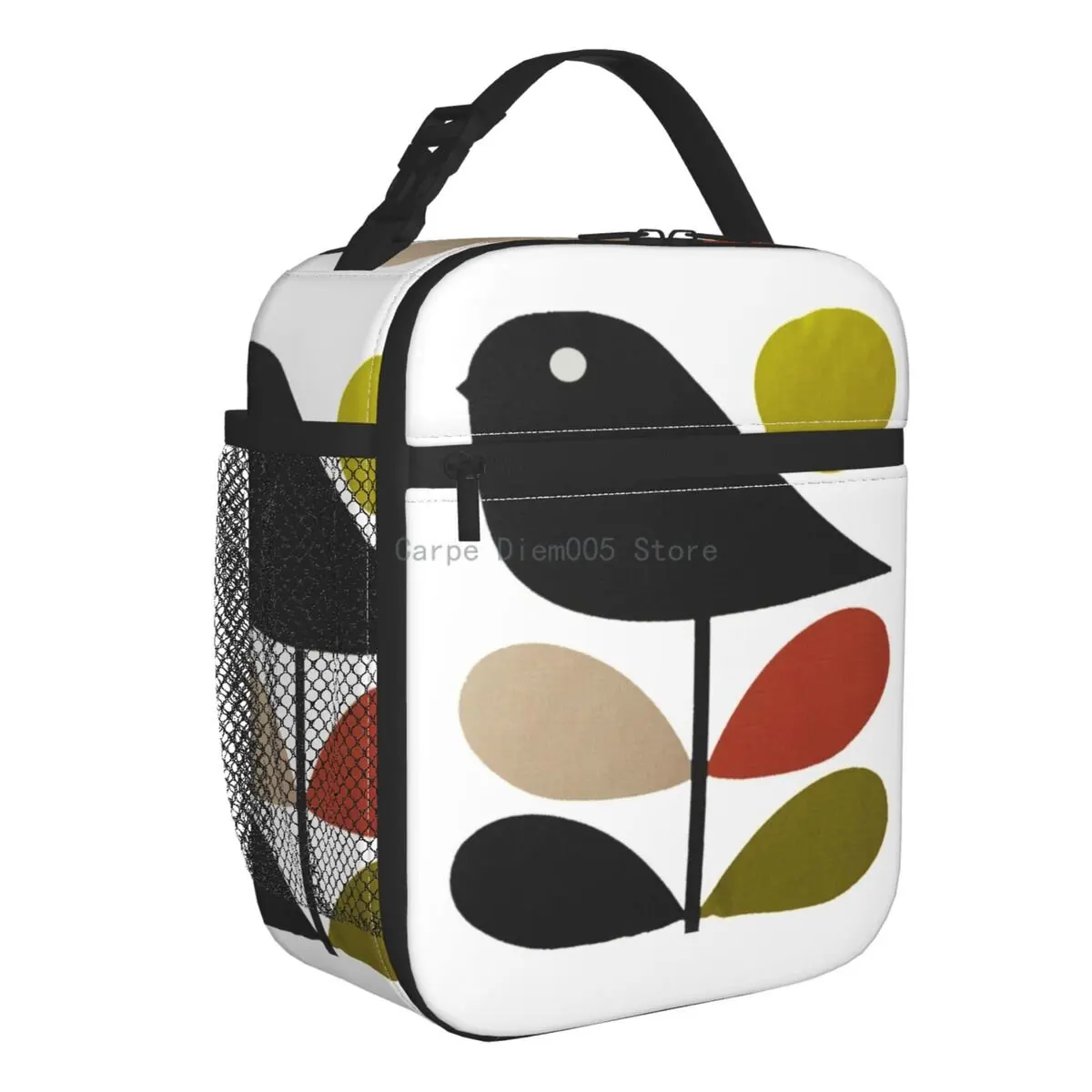 

Изолированные сумки для обеда Orla Kiely Stem и Bird, для кемпинга, путешествий, в скандинавском стиле, портативный охладитель, термо-бокс для женщин ...
