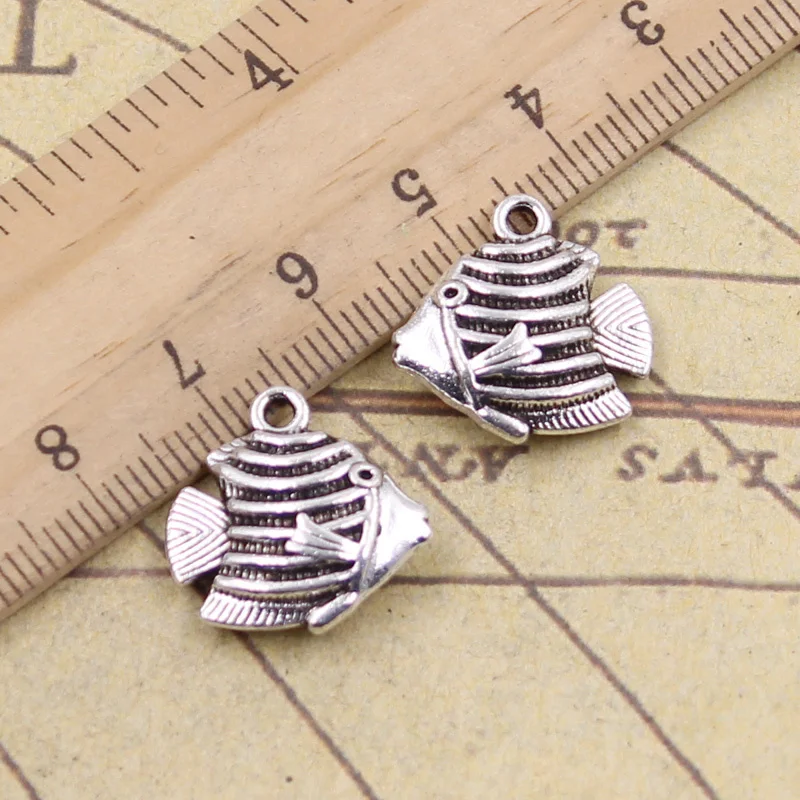 

Подвески в виде золотой рыбки, 12 шт., 18x1, 8 мм, подвески в старинном стиле, изготовление ювелирных изделий ручной работы «сделай сам»