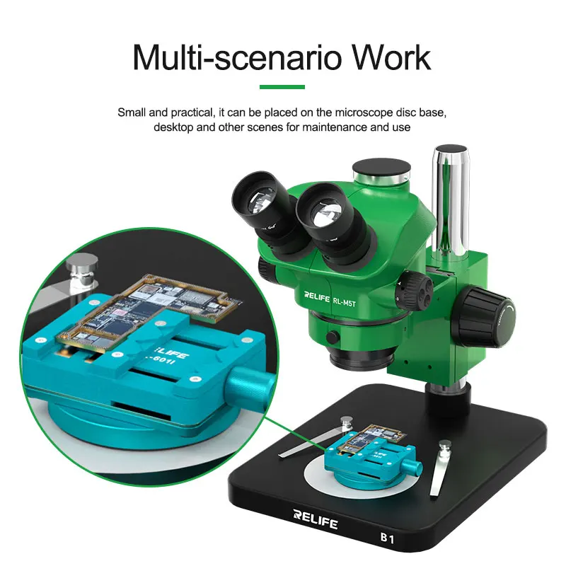 

RL-601I Fixture Motherboard Chip BGA for Mobile Phone PCB Multi-function Clamp IC Murization Tin Planting Table Jig