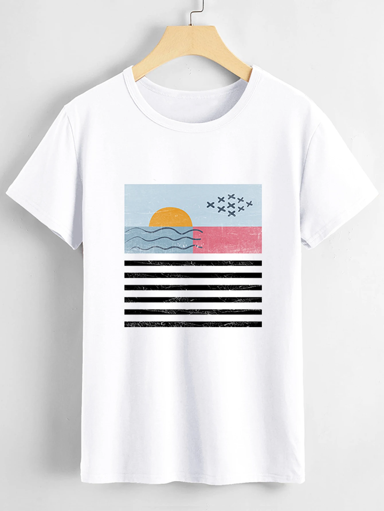 Ocean Axolotl Gurren Lagan Isabel Marent Y2k Женская одежда с длинными рукавами Расклешенная