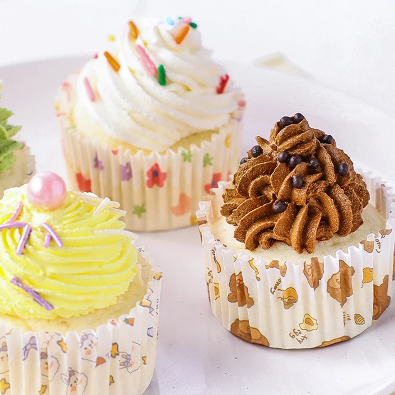 125 шт./упаковка Бумажные Формочки для кексов