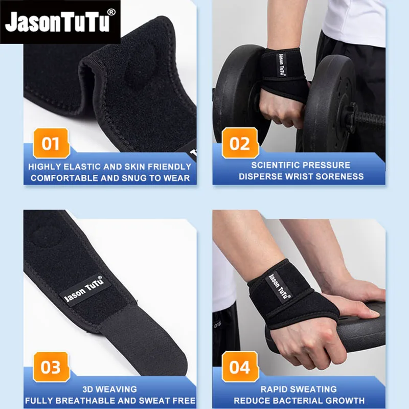 1 шт. спортивный браслет JASONTUTU для спортзала