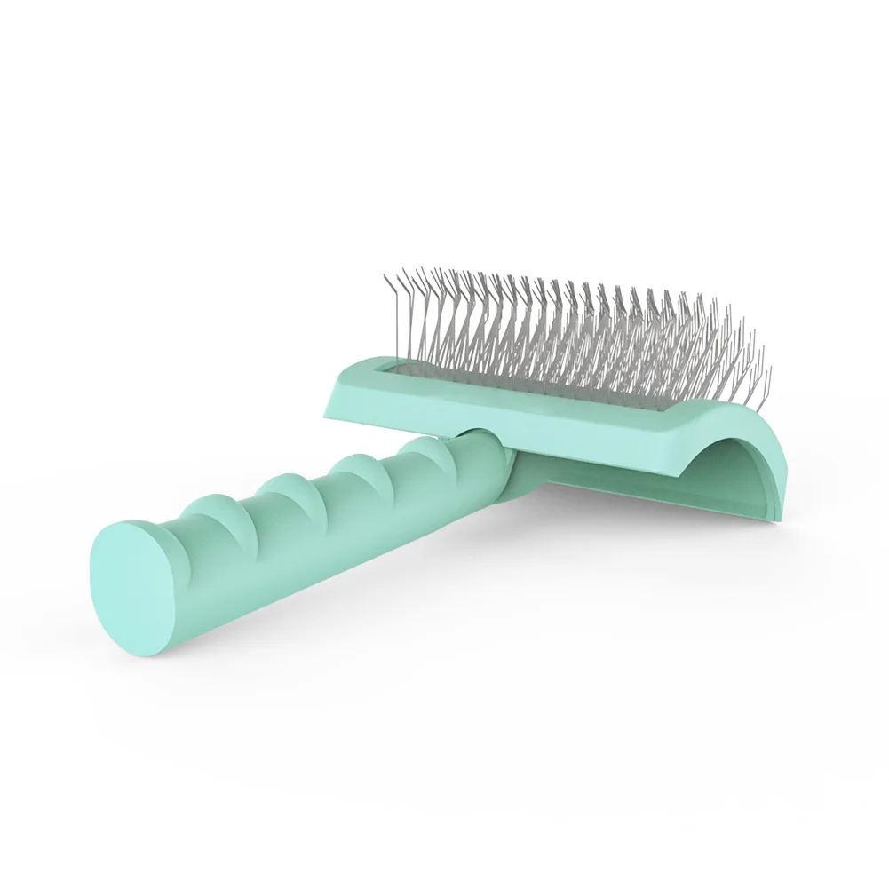 

Anti Slip Tool Needle Brush Grooming Shedding Hair Remove Accessories Massage Slicker Dog Cat Durable Curved Pet Comb Supplies