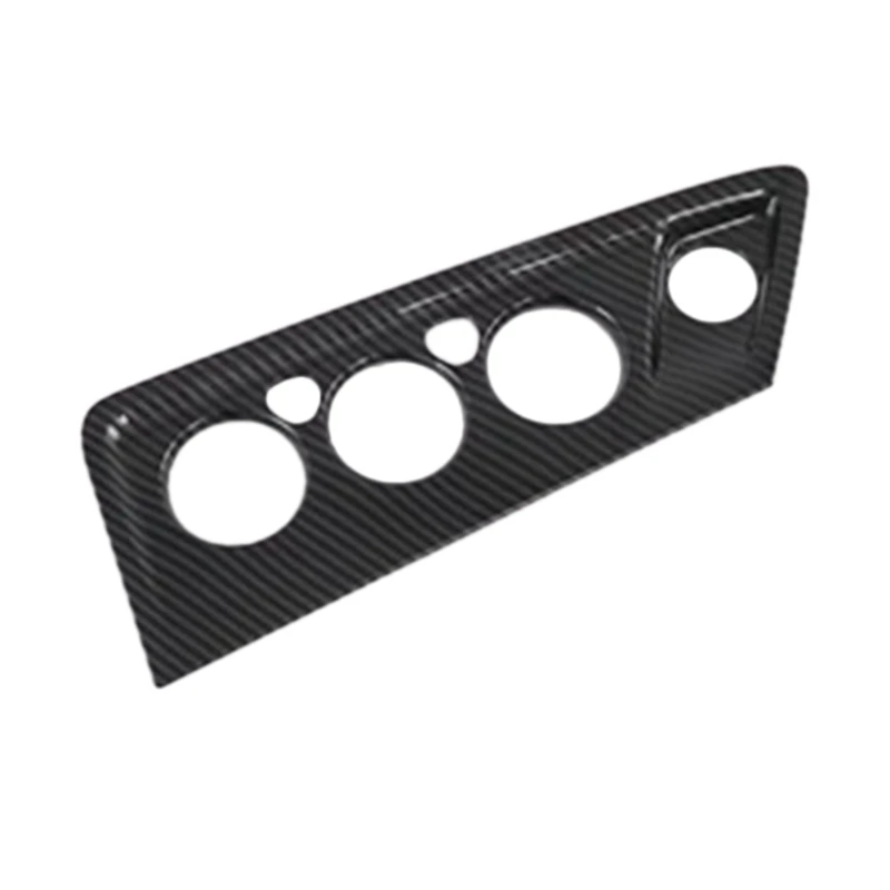 Углеродное волокно ABS передняя приборная панель автомобиля кнопка переключателя