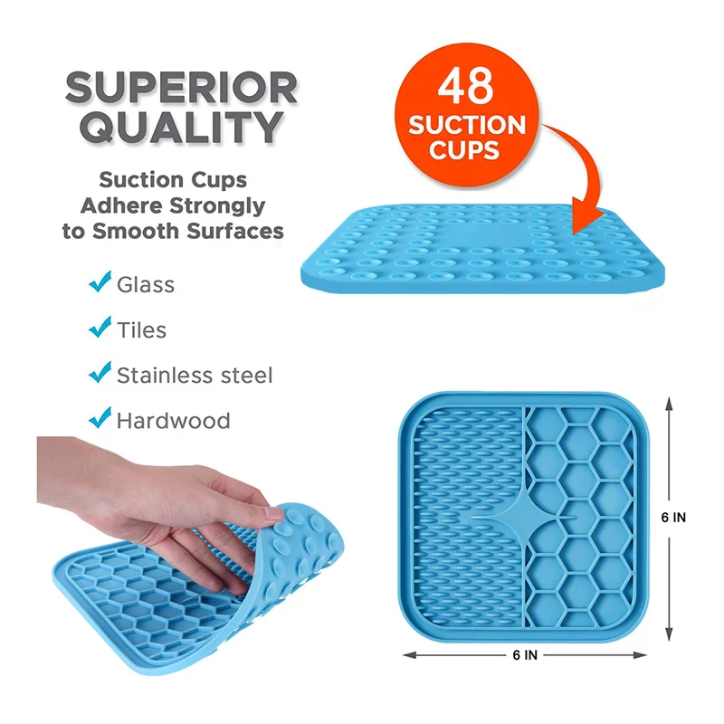 Коврик для домашних животных собак кошек медленные миски еды миска кормления