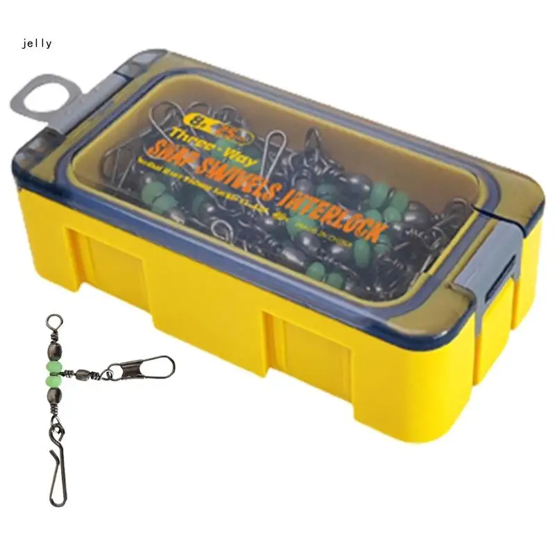 Светящийся соединитель для вертлюгов рыбалки вращающийся морской