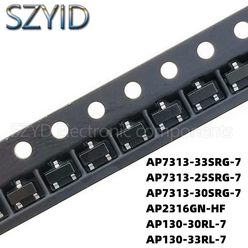 

100PCS SOT23 AP7313-30SRG-7 AP2316GN-HF AP130-30RL-7 AP130-33RL-7