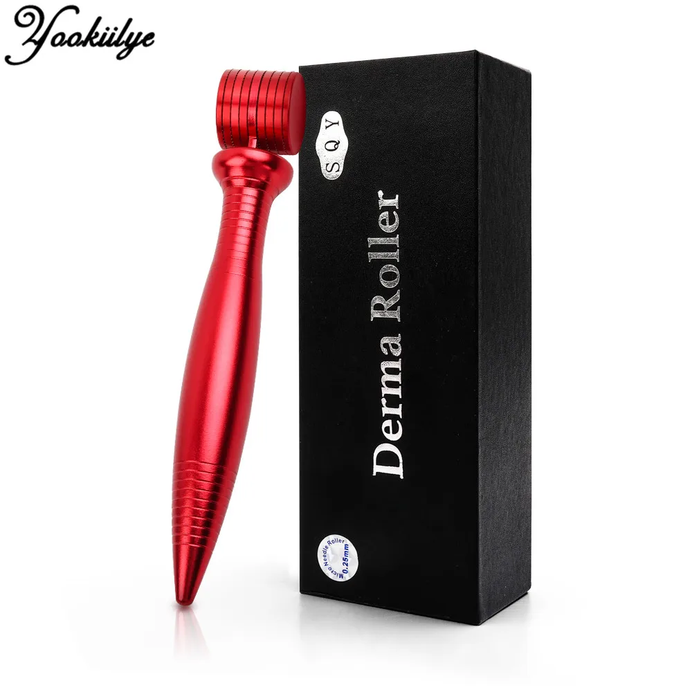 

Titanium Derma Microneedle Roller Cosmetic Needling Instrument for Face 480 Micro Needle Microdermabrasion Roller skin Care