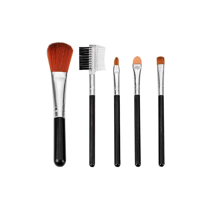 

Makeup brush set brush clean black makeup brush 5 brush complete set loose paint