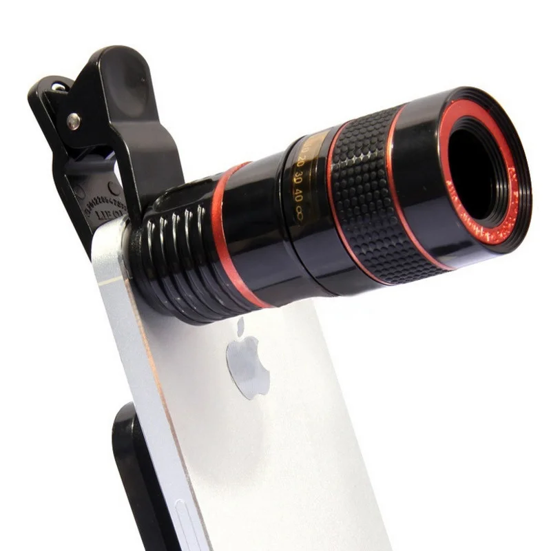 

Mini Telephoto Phone Lens 8X Optical Zoom Suitable for Most Types of Mobile Phones for Travel Watching Games Photography