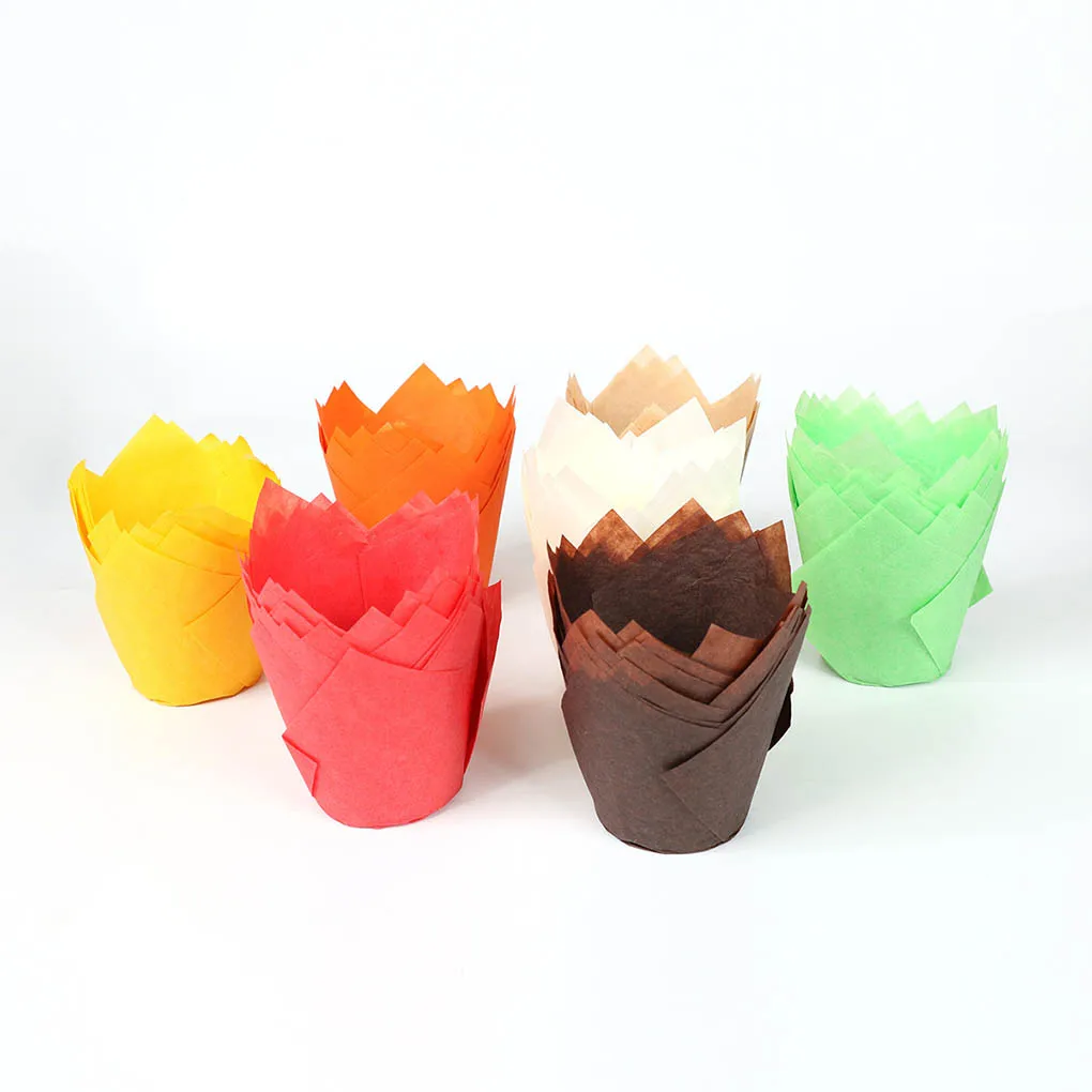 

200pcs Muffin Cup Cake Liners Cute Baking Wrapper Non-Sticky Baking Tools Greaseproof DIY Cupcake Paper Wedding Christmas Party