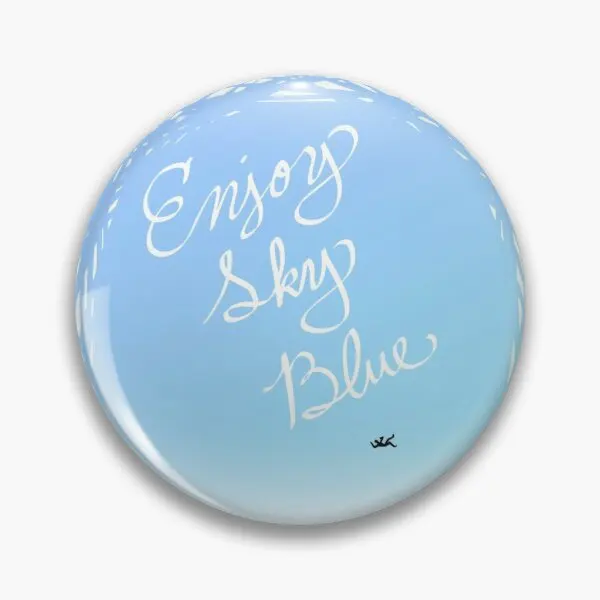 

Настраиваемая мягкая булавка для одежды Enjoy Sky Blue, модная булавка для лацкана, украшение для любимого воротника, подарок для шляпы, мультяшны...