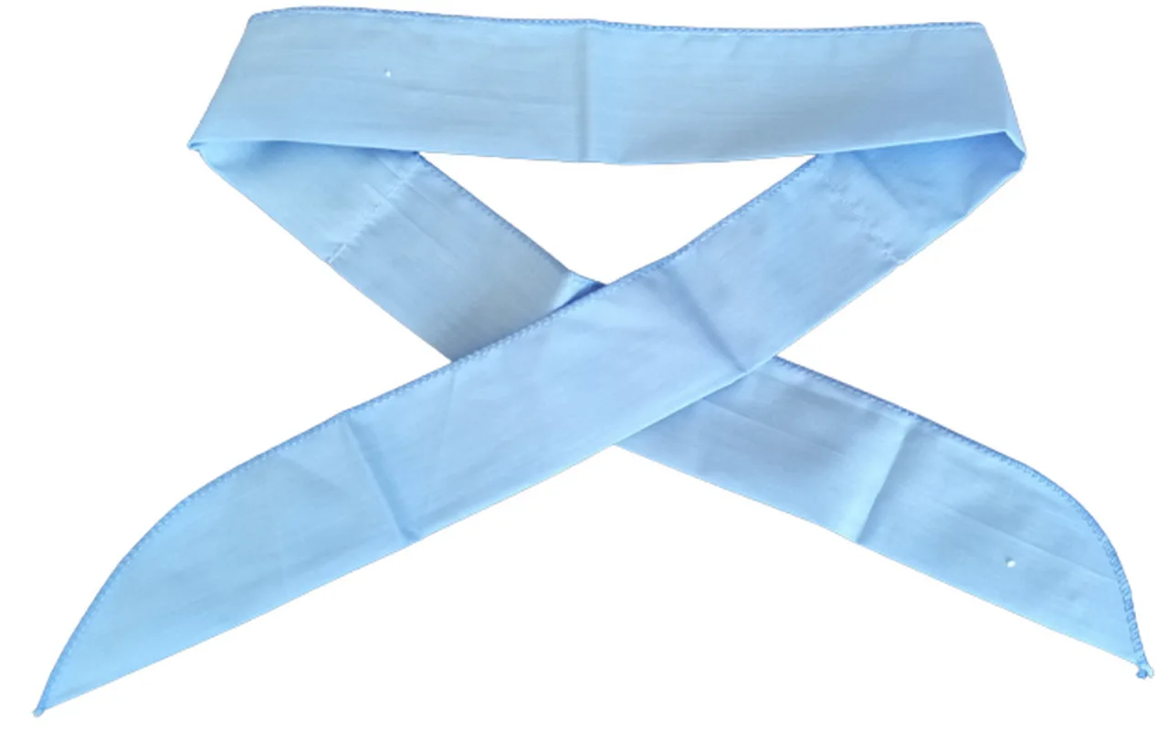 50Pcs Blue People Pet Summer Neck Cooler Scarf Ice Cool Cooling physical Antipyretic Fever-Reducing Headband Bandana Wrist Towel