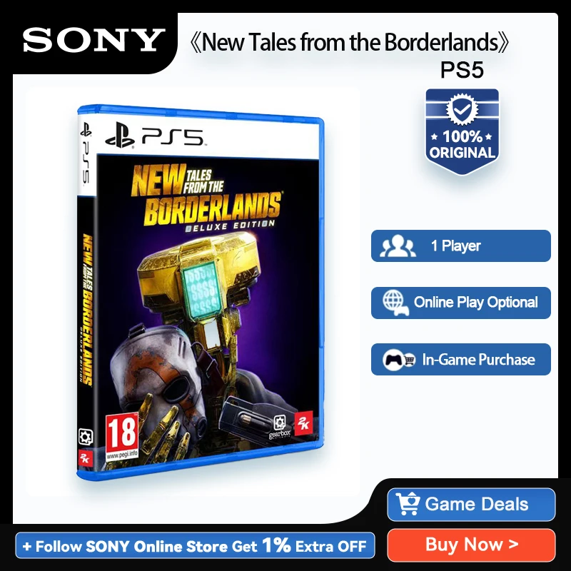 

PlayStation 5 New Tales from the Borderlands: Deluxe Edition PS5 Game Deals New Tales from the Borderlands for PlayStation5 PS5