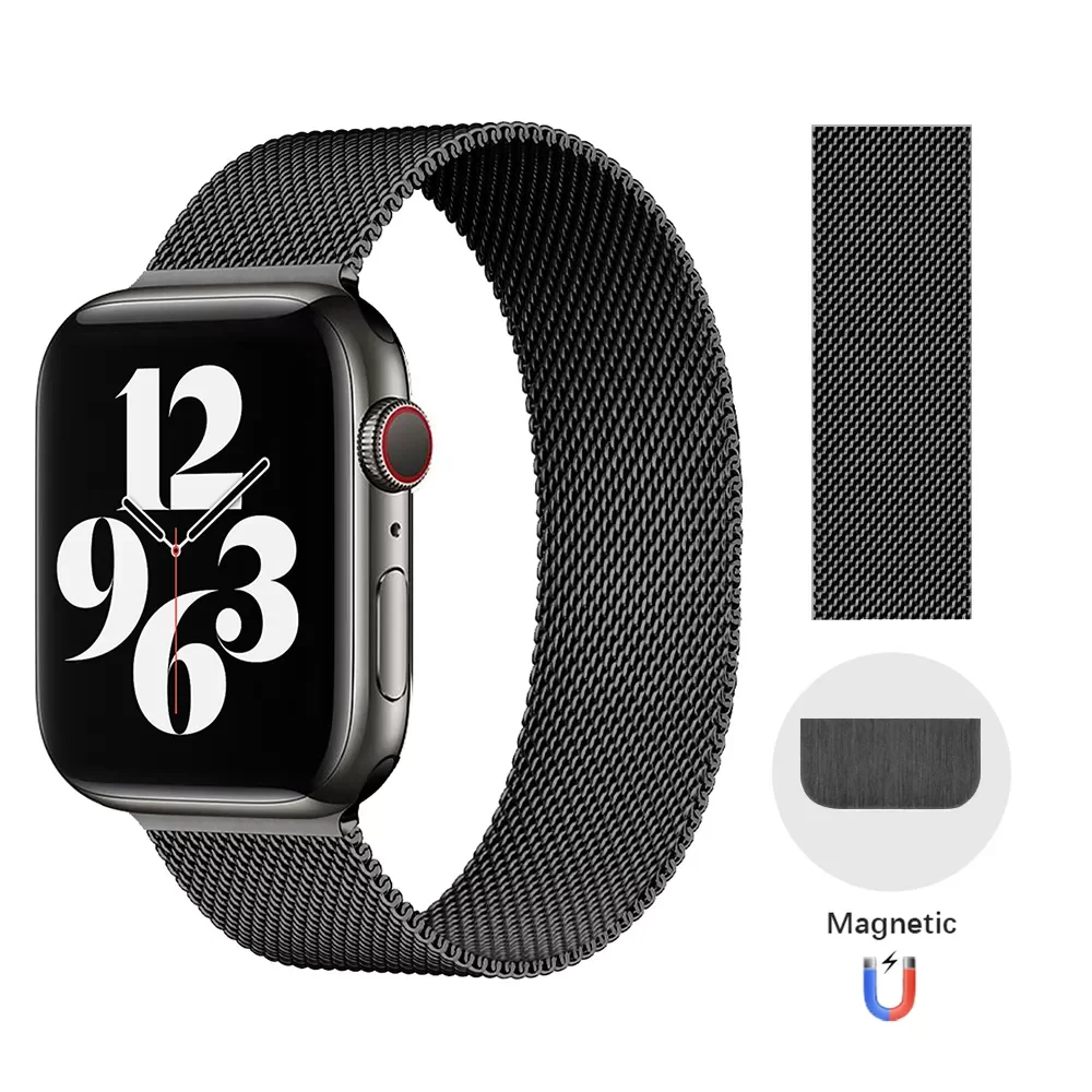 

Strap For smart watch band 44mm 40mm for iWatch 42mm 38mm stainless steel Metal bracelet loop