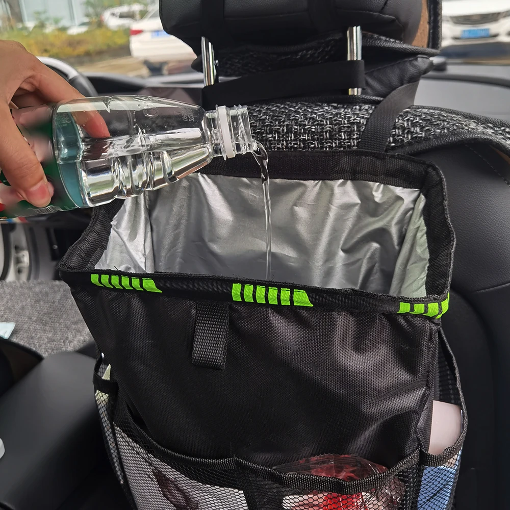 Универсальная Складная Автомобильная мусорная корзина мусорный мешок крышка на