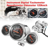 motorcycle instrument digital tachometer speedometer odometer meter motorbike voltmeter fuel gauge kit fits for universal