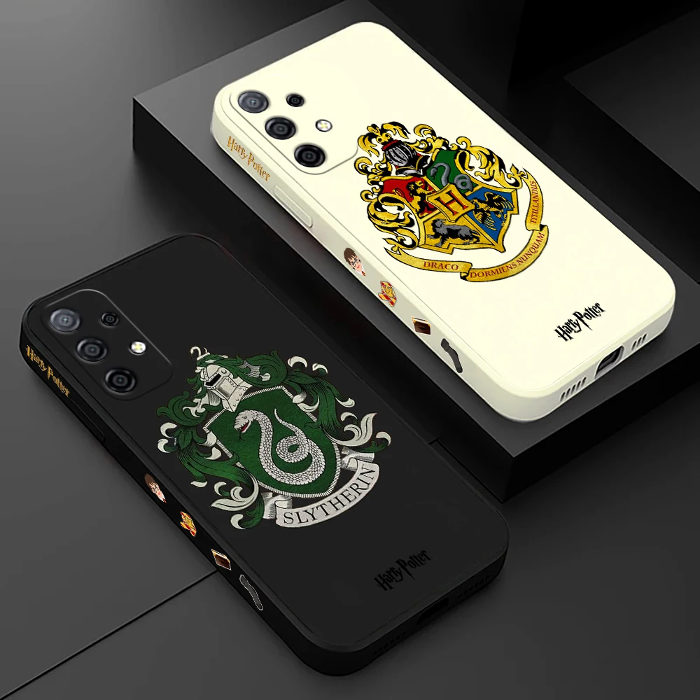 

Harry Potter Academy Logo Silicone Case For Samsung A53 A50 A12 A22S A52 A52S A51 A72 A71 A32 A22 A30 A21S A12 A02S A11 5G Cover