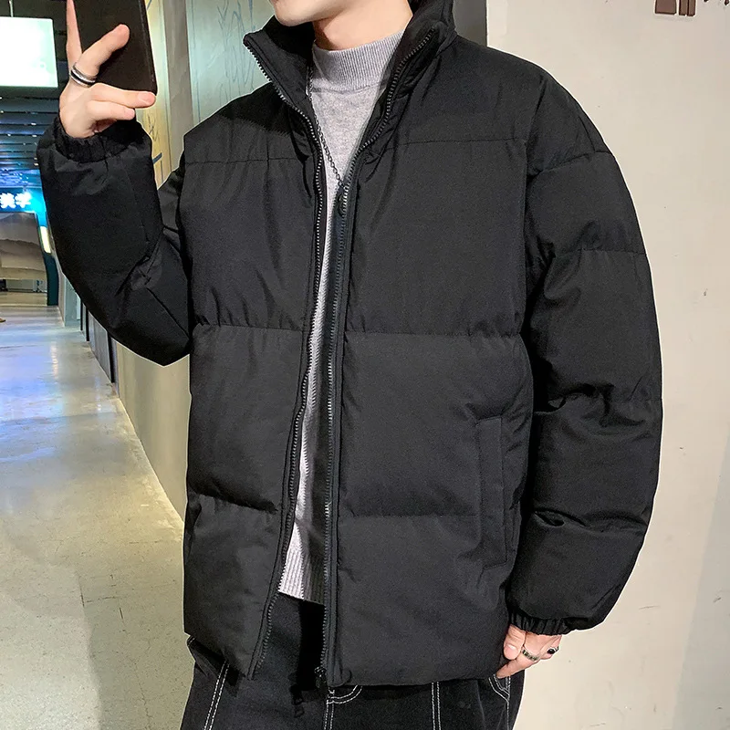 Winter Jacket Men Oversize Parkas Puffer Streetwear Thicken Warm Coat Men Zipper cotton padded Jacket Solid unisex outwear 7XL
