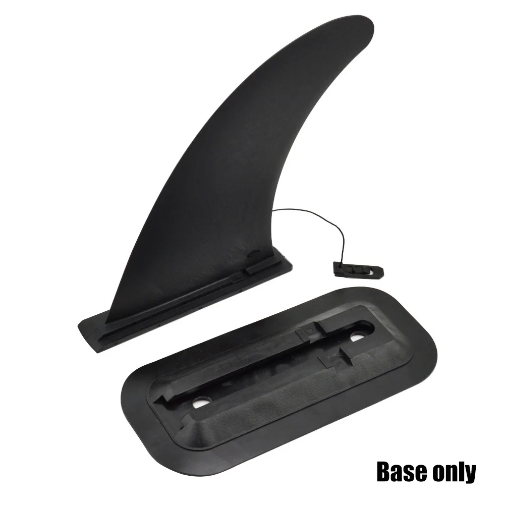 

Canoe Kayak Stand Up Surfboard Fin Base PVC Bottom Support Easy Use Stick On Quick Release Universal Lightweight Plug-in Type