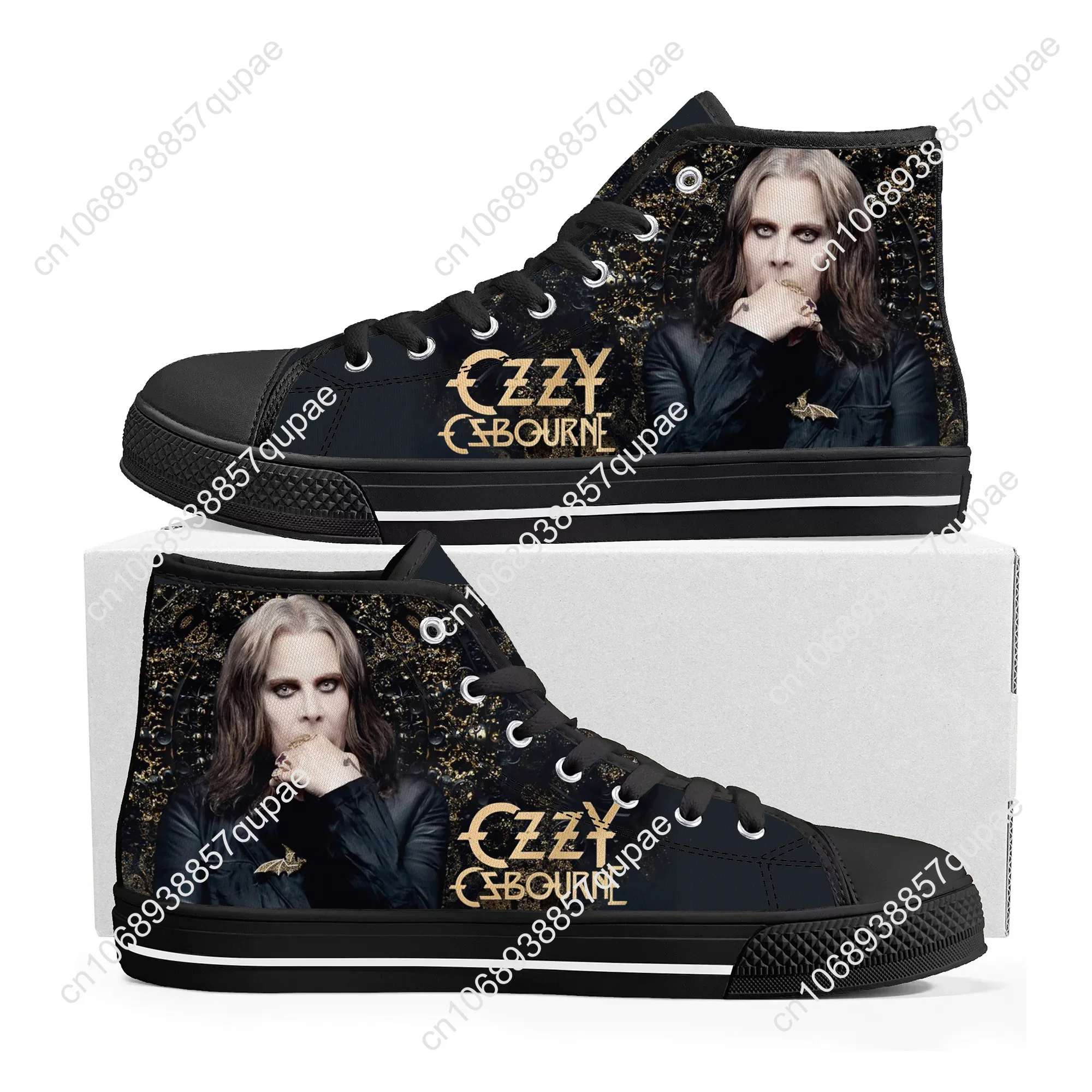 Высокие высококачественные кроссовки Ozzy рок-певица Осборна мужские и женские