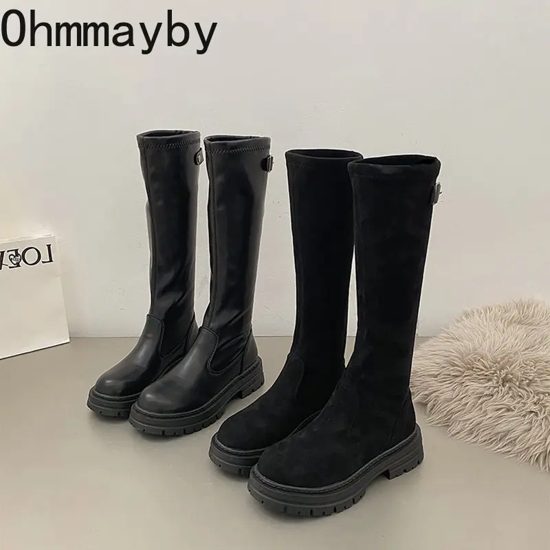 New Winter Women Long Boots Platform 