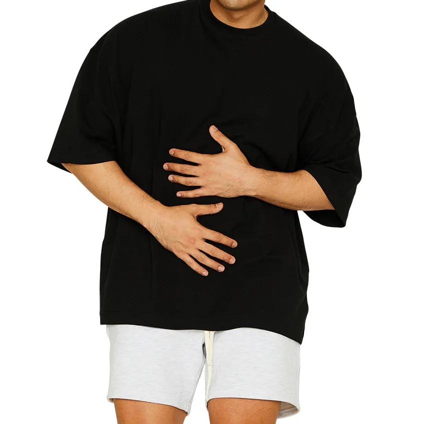 

Mens T-shirt Oversized Short Sleeve with Dropped Shoulder Loose Fit Hip Hop Fitness T Shirt Summer Gym Streetweaar Tops Tees