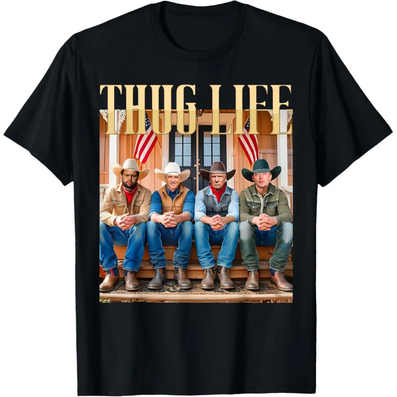 Футболка Mob Life Trump Vance Kennedy Elon с короткими рукавами