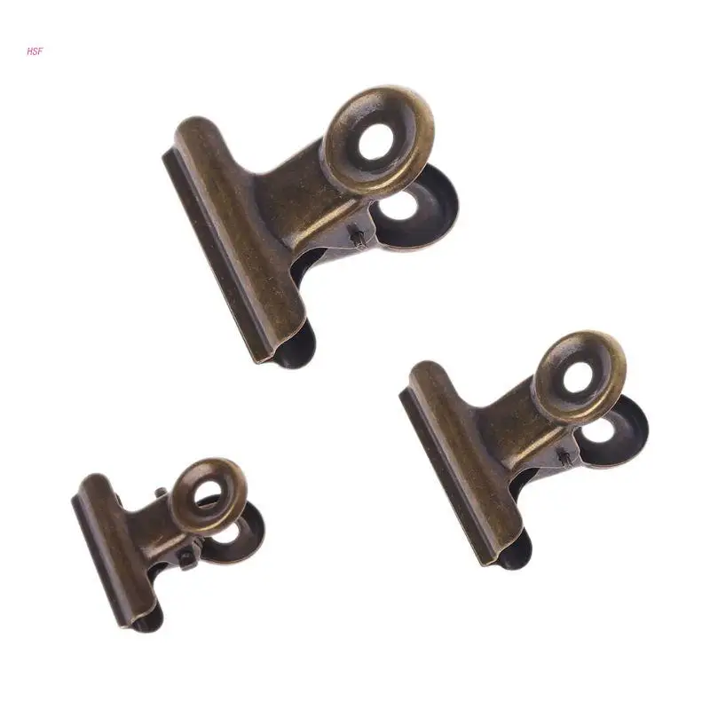 

6 шт., зажимы для бумаги из нержавеющей стали