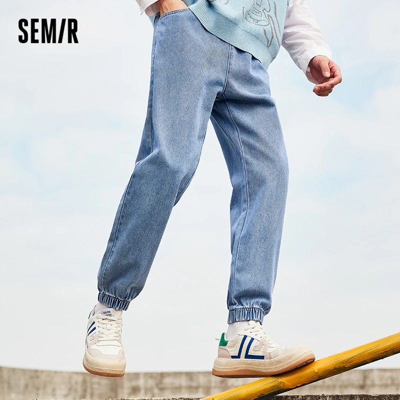 

Мужские 2022 джинсы Semir из хлопка, для бега, весенние удобные