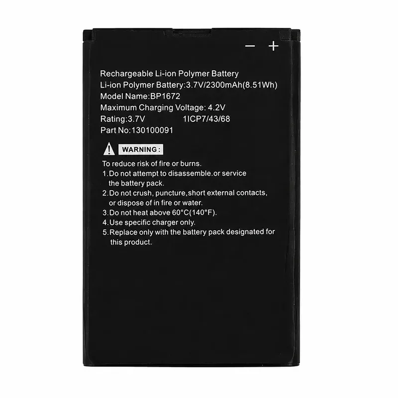 Аккумулятор для беспроводного маршрутизатора Moxee MiFi Hotspot K779HSDL, замена BP1672, высокопроизводительный перезаряжаемый литий-ионный блок питания (art.: 3920dca87b339) - 3920dca87b339