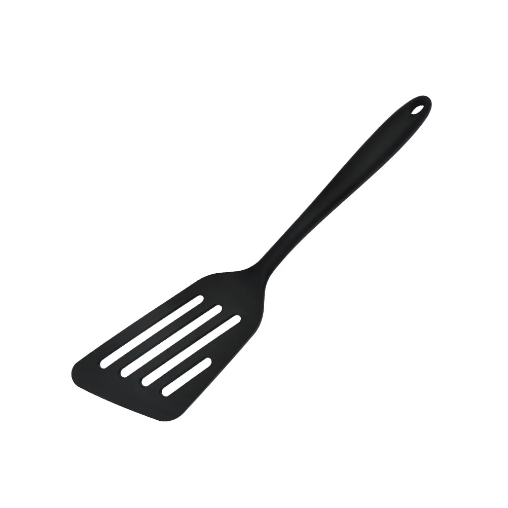 

Spatula Turner Silicone Slotted Frying Steak Fish Steel Spatulas Cooking Kitchenpancake Flexible Eggs Baking Slot Turning Non