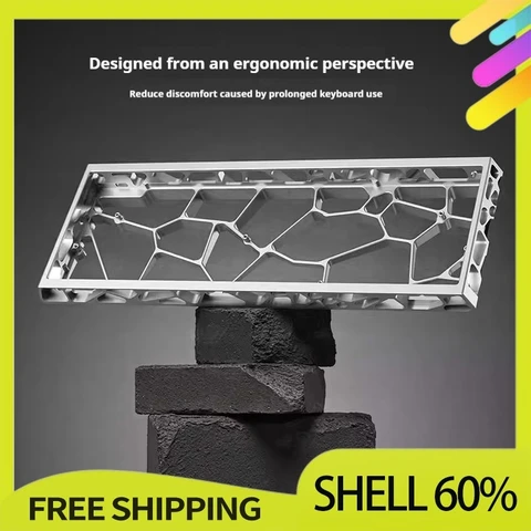 Holy60 Wooting 60he Gh60 алюминиевый корпус для клавиатуры