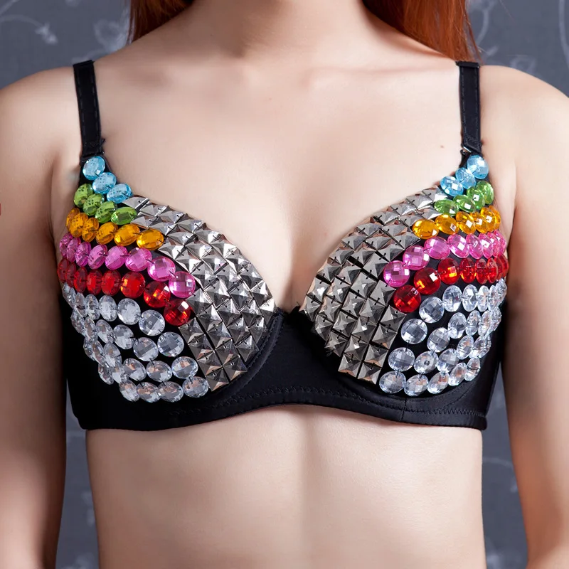 Фото Бюстгальтер 08 Bra, костюм для ночных клубов и баров, костюм DS, бюстгальтер с заклепками, бюстгальтер для ночных клубов и баров, бюстгальтер DS №2