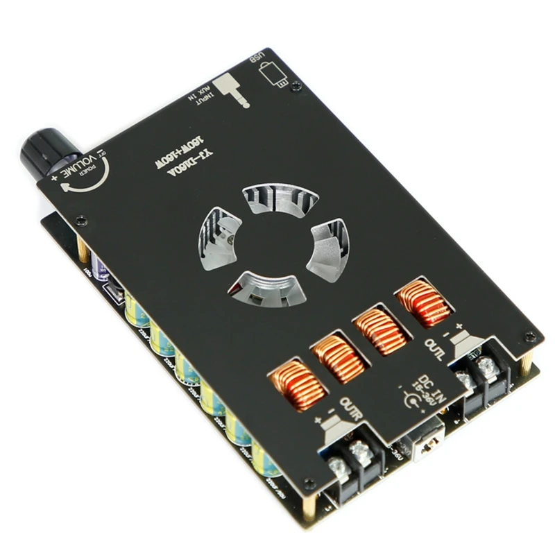 

TDA7498E Two Channel Power Amplifier Board Digital Stereo Power Amplifier DC 24V Recommended Supply Voltage