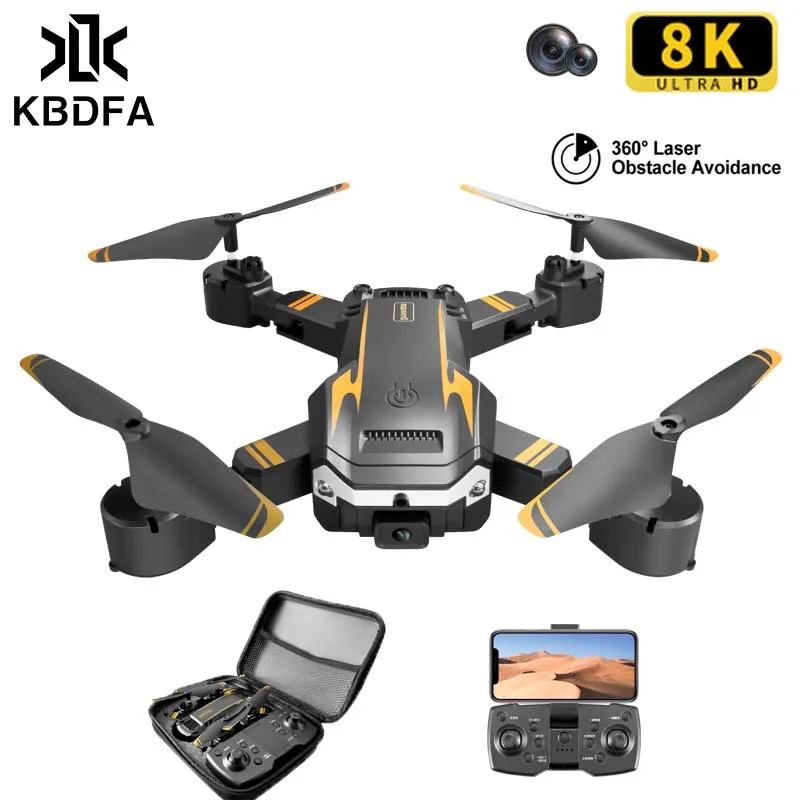 

KBDFA G6 UAV 4K RC High-Definition Aerial Photography Dual Camera Four Axis Aircraft Three Side Obstacle Avoidance Drone Toys