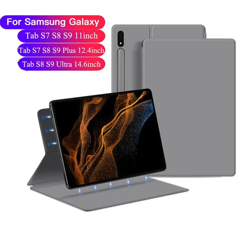 

Magnetic Case for Samsung Galaxy Tab S7 S8 S9 11" Ultra 14.6 2023 Tablet Smart Cover for S7 S8 S9 PLUS 12.4 with Pencil Holder