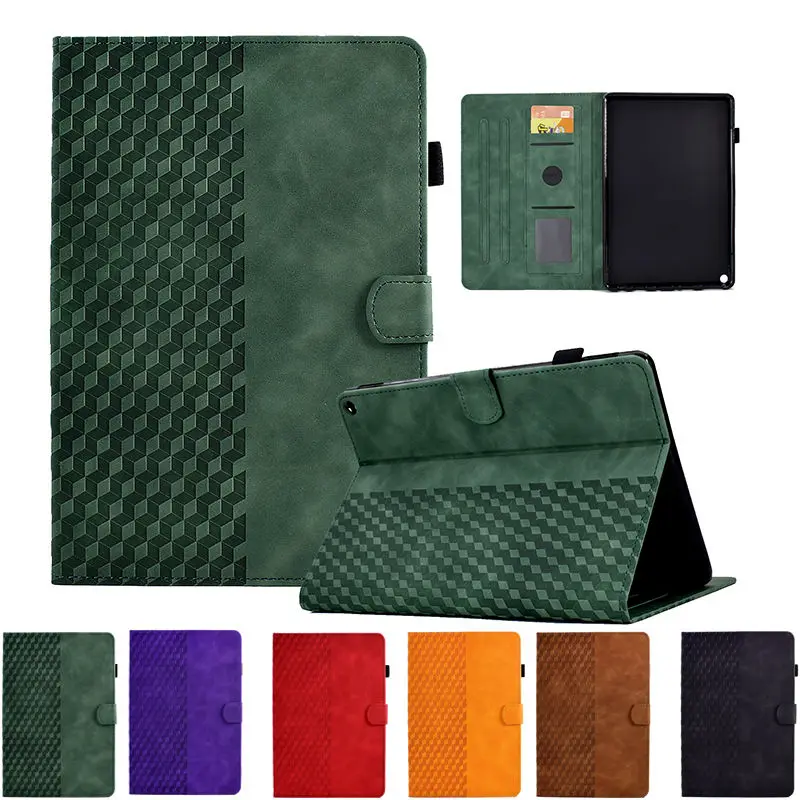 

For Amazon Fire Max 11 Tablet Case Funda Leather Fashion Diamond Pattern Cover For Fire Max 11 2023 13th Gen Case Shell Coque