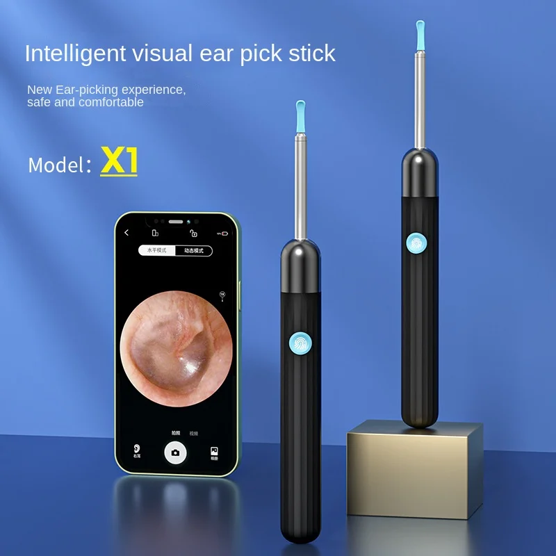 

Ear Cleaning Camera Smart Luminous Ear Spoon Earwax HD Endoscope Ear Picking Tool Set Visual High Quality Hot Sales Praise