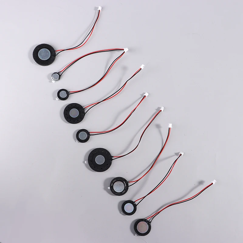 

5Pcs 8Ω 1W Diameter 10/13/15/16/18/20/23/25/26mm Ultra-thin Plastic Speakers